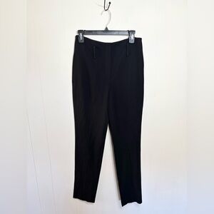 Theory black high rise tapered trouser pants size 4